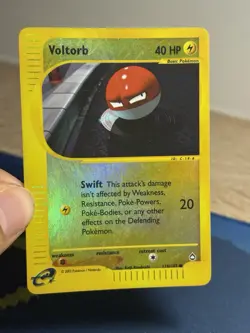 Voltorb 115/147 Aquapolis Reverse Holo Foil E Reader Series Pokemon Card - Image 3