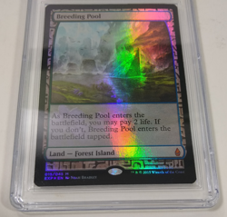 Breeding Pool Foil CGC Graded 9 MINT MTG Zendikar Expeditions NM Graded - Image 3