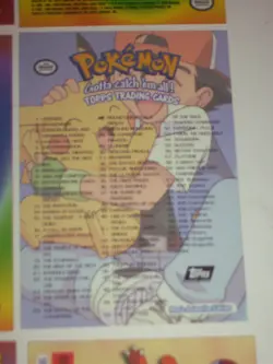 18 Topps 1999 Pokemon trading cards, Charmelean Charizard - Image 2
