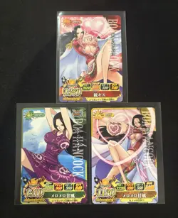 One Piece One Py Berry Match IC Boa Hancock Bundle Lot Of 3 Cards, Japanese - Image 1