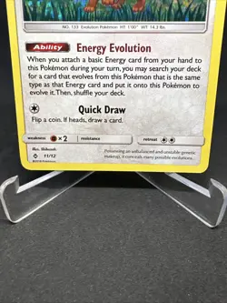 Pokemon TCG Eevee McDonald's Promos 2018 11/12 Holo Sparkle Promo Card - Image 4