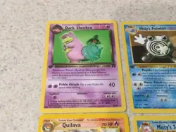 Pokemon 1995-2000 1st EDITION 8 Card Lot Non-Holo Cards - LP To MP - Image 2