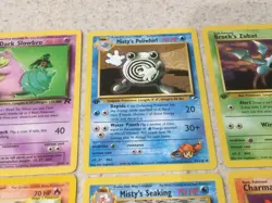 Pokemon 1995-2000 1st EDITION 8 Card Lot Non-Holo Cards - LP To MP - Image 3