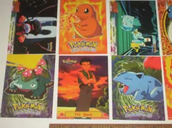 18 Topps 1999 Pokemon trading cards. Charmander, Charmelean, Meowth - Image 4