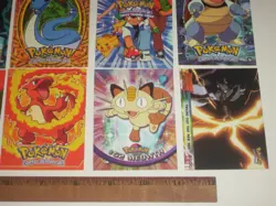18 Topps 1999 Pokemon trading cards. Charmander, Charmelean, Meowth - Image 5