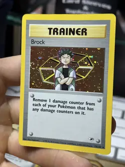Brock 15/132 Gym Heroes 2000 Holo Rare WOTC Pokemon Card TCG - Image 4