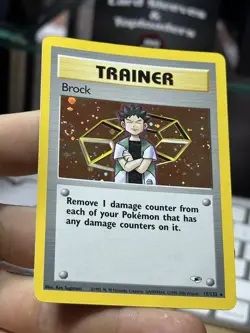 Brock 15/132 Gym Heroes 2000 Holo Rare WOTC Pokemon Card TCG - Image 5