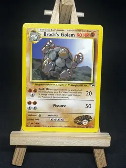 Brock's Golem (20/132) Rare Gym Heroes Set Pokemon Card! FAST & FREE P&P! - Image 1