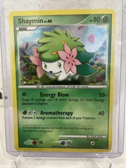 Pokemon TCG Shaymin 38/127 Pokemon Platinum Cosmos Holo Rare Card 2009 NM - Image 1