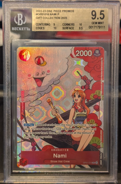 Nami (Gift Collection 2023) OP01-016 One Piece Promotion Cards Foil BGS 9.5 - Image 1