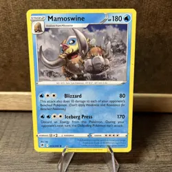 Mamoswine 033/189 Regular Rare Astral Radiance Pokemon Trading Card TCG - Image 1