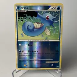 Horsea 49/95 - Common Reverse Holo English Pokemon Unleashed Card TCG 2010 - Image 1