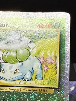 Pokemon Card Bulbasaur 68/110 Legendary Collection Reverse Holo WOTC Played - Image 2