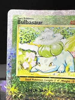 Pokemon Card Bulbasaur 68/110 Legendary Collection Reverse Holo WOTC Played - Image 3