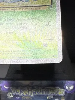 Pokemon Card Bulbasaur 68/110 Legendary Collection Reverse Holo WOTC Played - Image 4