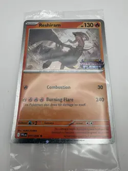 Reshiram (017/094) - Pokemon TCG, Phantasmal Flames - Stamped Promo Card, Sealed - Image 1
