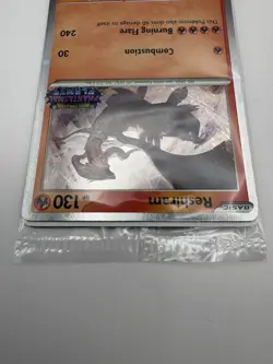 Reshiram (017/094) - Pokemon TCG, Phantasmal Flames - Stamped Promo Card, Sealed - Image 3