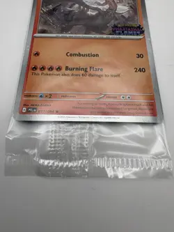 Reshiram (017/094) - Pokemon TCG, Phantasmal Flames - Stamped Promo Card, Sealed - Image 4
