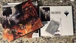 6 Art Cards MTG Final Fantasy IX The Siege Of Alexandria Scene Box Set + Easel - Image 1