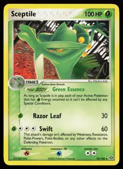Sceptile 010/106 Non Holo Rare Deck Exclusives Pokemon Card - Image 1