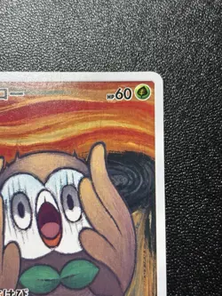 (LP) Rowlet Munch The Scream 290/SM-P PROMO 2018 Japanese Pokemon Card - Image 3