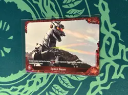 Space Beam P 031+ Foil Godzilla Card Game 1st Edition Rare Parallel Strategy - Image 1