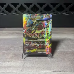 Pokemon TCG Mega Lucario EX Promo Full Art Holo Card 55a/111 - Image 1