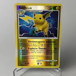 Raichu 15/123 Reverse Holo Rare Mysterious Treasures 2007 Pokemon Card - Image 1