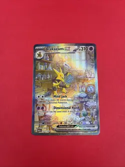 Pokemon TCG Alakazam EX 151 Holo Card Scarlet & Violet 201/165 Near Mint - Image 1