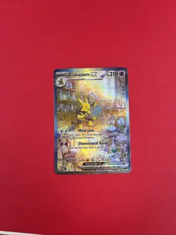 Pokemon TCG Alakazam EX 151 Holo Card Scarlet & Violet 201/165 Near Mint - Image 2