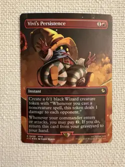 Vivi's Persistence (Borderless FOIL) R0458 MTG Commander: Final Fantasy - NM - Image 1