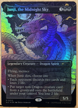 LIMITED EDITION Secret Lair MtG Junji, the Midnight Sky NM BORDERLESS FOIL! - Image 1
