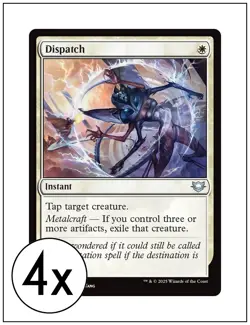 4x Dispatch, Edge of Eternities Commander, Magic MTG NM - Image 1