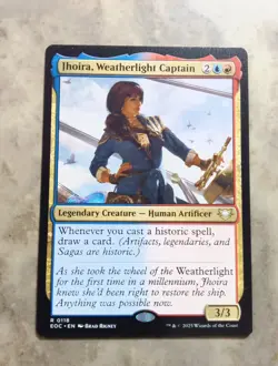 Jhoira, Weatherlight Captain Commander: Edge of Eternities Regular - Image 1