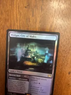 MTG FINAL FANTASY Midgar, City of Mako FOIL NM Magic 286 - Image 2