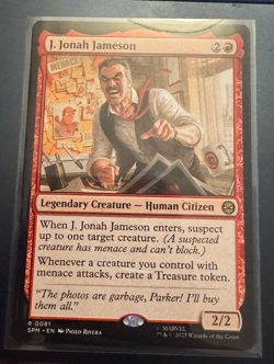 J. Jonah Jameson - Marvel's Spider-Man - Rare - NM MTG - Image 1