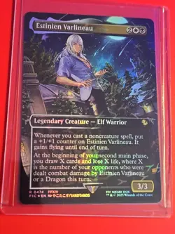 Estinien Varlineau (Borderless) (Chocobo Track Foil) Commander: Final Fantasy... - Image 1