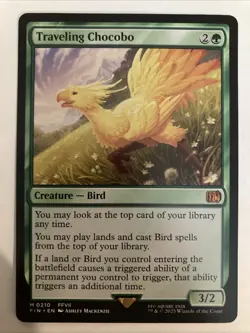 Traveling Chocobo - Non-foil (FIN 0210) MTG FF Magic The Gathering Final Fantasy - Image 1