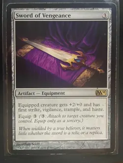 Sword of Vengeance ~ Magic 2011 [ Excellent ] [ Magic MTG ] - Image 1