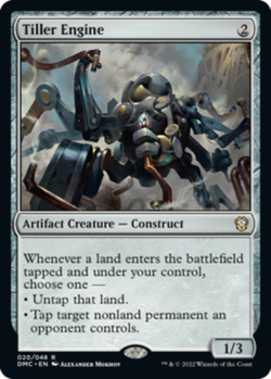 1x Tiller Engine NM-Mint, English Commander: Dominaria United MTG Magic - Image 1