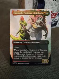 Itzquinth, Firstborn of Gishath (Borderless) The Lost Caverns of Ixalan Regular - Image 1