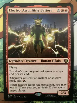 1x MTG Electro, Assaulting Battery - Spider-Man Rare! LP - Image 1