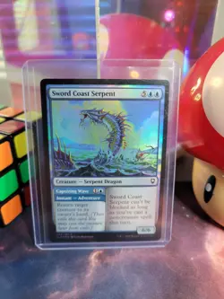 Sword Coast Serpent Magic The Gathering Battle For Baldur's Gate Foil Common NM - Image 1