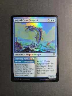 Sword Coast Serpent Magic The Gathering Battle For Baldur's Gate Foil Common NM - Image 2