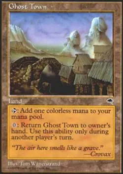 1 x Ghost Town - Tempest - NM-Mint - MTG - Image 1