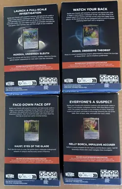 MTG Magic the Gathering MURDERS AT KARLOV MANOR 4 Deck COMMANDER SET Sealed New - Image 2