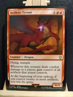Hellkite Tyrant - Final Fantasy Commander - Rare - NM (see pics) MTG - Image 1