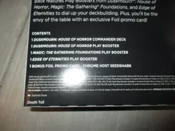 MAGIC THE GATHERING Haunts and Horrors COMMANDER PACK MTG DUSKMOURN Death Toll - Image 3