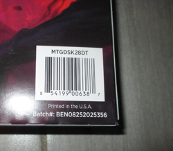 MAGIC THE GATHERING Haunts and Horrors COMMANDER PACK MTG DUSKMOURN Death Toll - Image 4