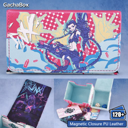 Lol-Jinx Deck Box Dicewinder for MTG Riftbound,Fits 100 Double-Sleeved Cards,Car - Image 2